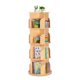 thumbnail image 1 of Estantería giratoria OOOK para niños y adultos, 4 niveles, 128 cm, 1 of 9