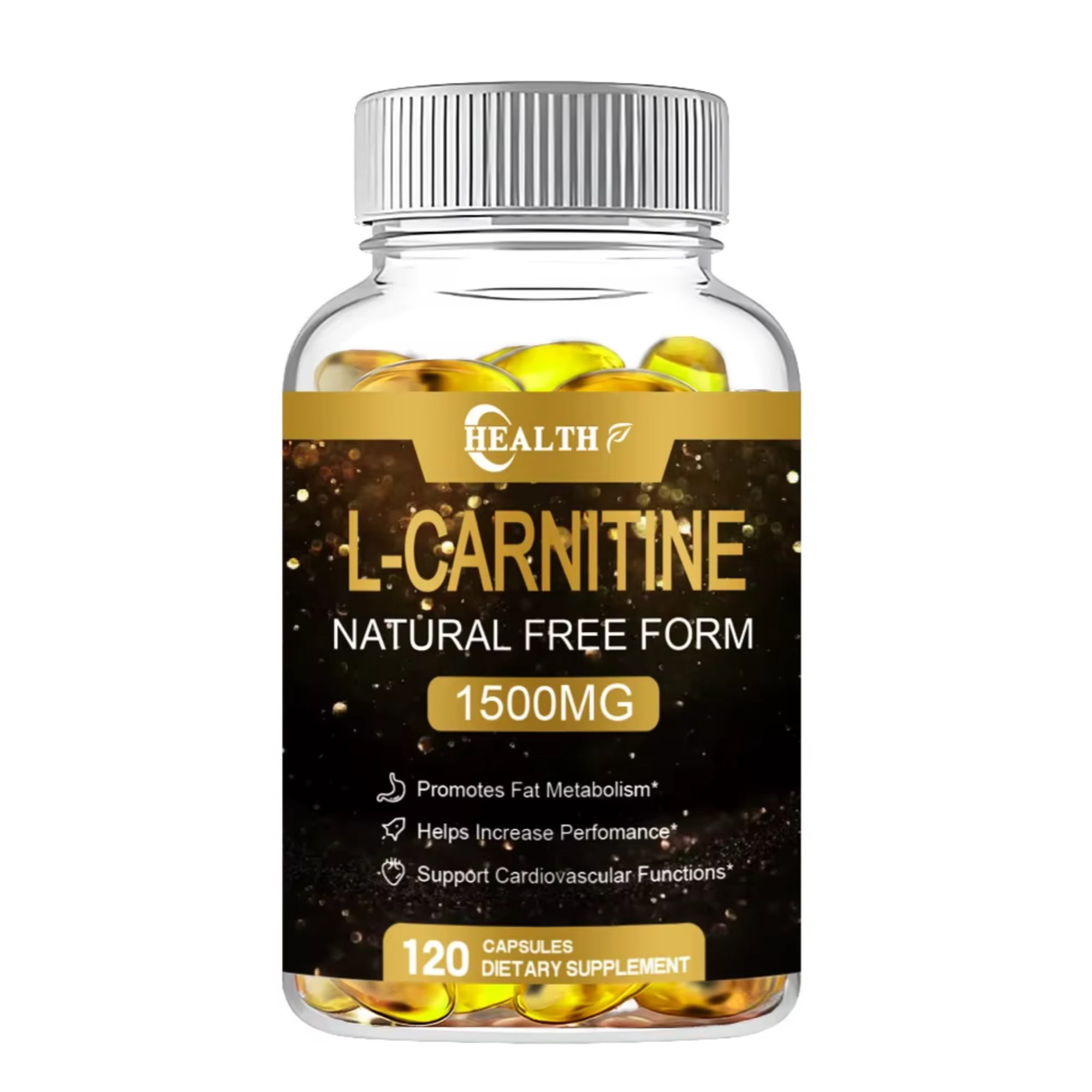 Acetyl L- Carnitina 1500mg Pura 120caps