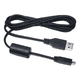 thumbnail image 2 of Cable USB mini-usb seisa 1.5m conecta ps3 psp carga Negro, 2 of 3
