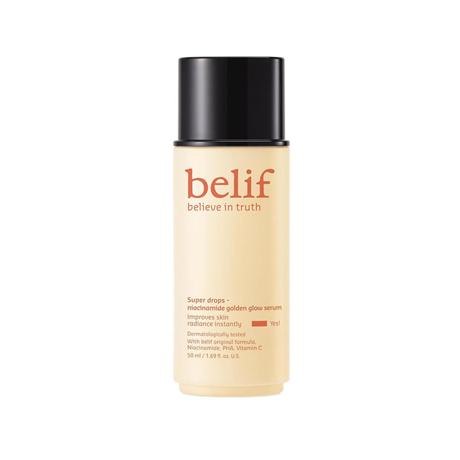Sérum Facial Iluminador Belif Super Drops Efecto Glow 50ml Amarillo