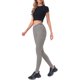 thumbnail image 2 of INSPIRE CHIC Leggings de Mujer para Regreso a Clases con Estampado de Cintura Alta y Banda Elástica, Pantalones de Yoga con Estribo M Negro Beige-Raya, 2 of 6