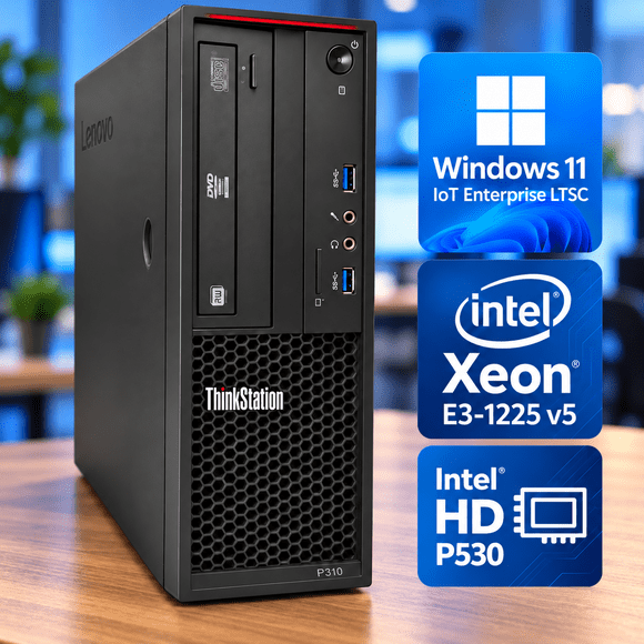 PC ThinkStation P310 SFF Intel Xeon E3-1225 V5 8GB RAM DDR4 256GB SSD [Reacondicionado]
