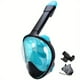 thumbnail image 1 of Full Face Snorkel Mask With Camera Mount, 180 Degree Panoramic View Anti-Leak Snorkeling Swimming Diving Goggle For Adults, 1 of 3