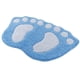 thumbnail image 1 of Alfombra de pie linda para pies grandes alfombras de ba?o Estera para pies Estampado de pies Azul 40x60cm, 1 of 5