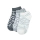 thumbnail image 1 of Calcetines Mujer Tripack Cortos Mix Gris/Blanco Corona, 1 of 4