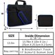 thumbnail image 3 of Bolso bandolera para laptop HSEOK de 13-14 pulgadas, resistente a golpes y repelente al agua, 3 of 3