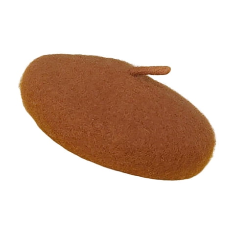 Magideal - Sombrero De Jardín De Lana Para Perros Y Mascotas, Cuerda Elástica Ajustable Para Vacaciones Y Cumpleaños, Accesorios Ligeros Para Fotos, Lavado A Man Marrón