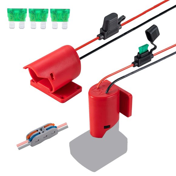Adaptador Power Wheel Crivnhar Milwaukee 12 V Batería 32 cm Cable