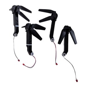 Magideal - Juego De Brazos De Motor, Accesorio De Bricolaje, Brazos De Eje, Piezas De Reparación Profesionales Con Hélices Para Reemplazo De Cuadricóptero Rc E88