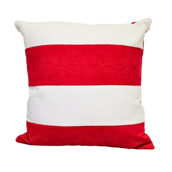 Cojín Rayen Rojo Blanco Altea 50x50 cm