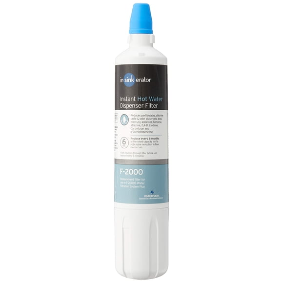 Filtro de agua InSinkErator F-2000 para debajo del fregadero, plomo y COV