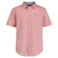 Camisa Tommy Hilfiger Para Niños, Manga Corta, 8 Años, Ligera