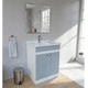 thumbnail image 1 of Mueble Vanitorio 60x47 cm Verde Glacial Con Lavamanos Y Grifería ¡Listo para Instalar!, 1 of 5