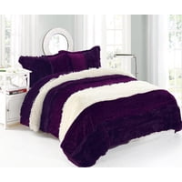 Todo Hogar Santiago De Chile - Cubrecama Reversible Polar/Chiporro Morado 2 Plazas