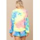thumbnail image 4 of Conjunto de Top y Shorts de Punto con Estampado Tie-dye L, 4 of 5