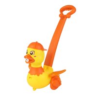 Magideal - Fabricante De Burbujas Eléctrico, De Empuje Manual, Batería Con Música Y Luz Para Niños - Amarillo