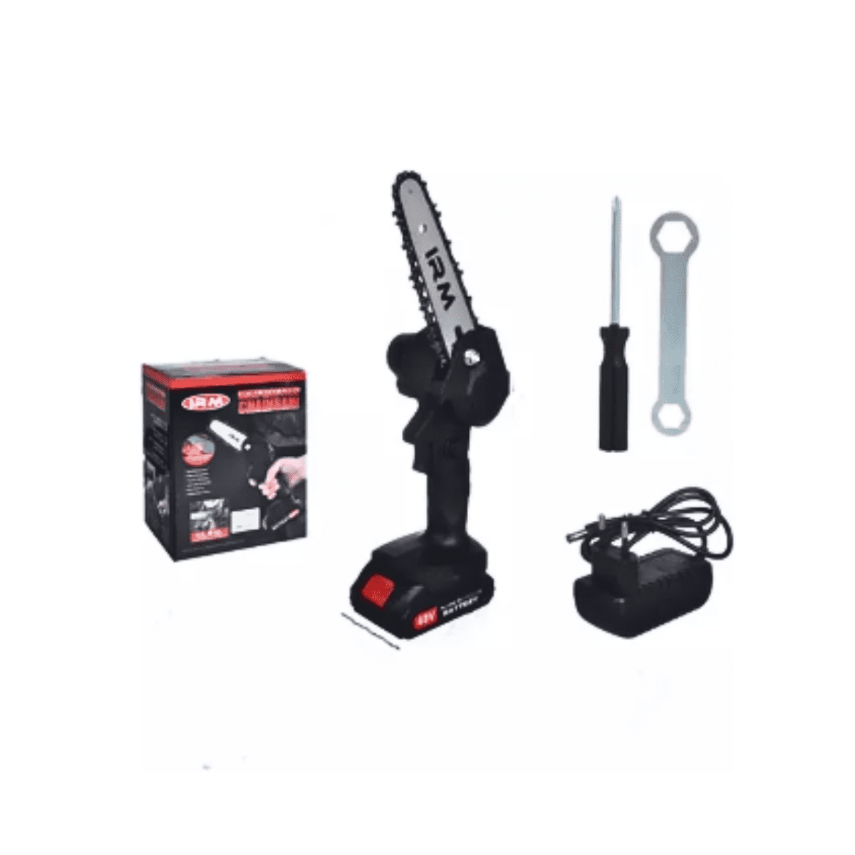 Genérico - Mini Motosierra Eléctrica Inalámbrica Portátil De 6 Pulgadas