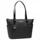 thumbnail image 1 of Cartera Michael Kors Bolso Tote Grande con Logo y Cierre Superior para Damas Jet Set - Negro, 1 of 3