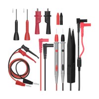 Magideal - De Cables De Multímetro Cables De Prueba Sondas Ganchos De Prueba Prueba De Silicona, Juego De Cables Para Prueba De Multímetro Eléctrico Digital