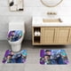 thumbnail image 2 of Juego de 3 Alfombras de Baño Megamind Terciopelo Coral, 2 of 6