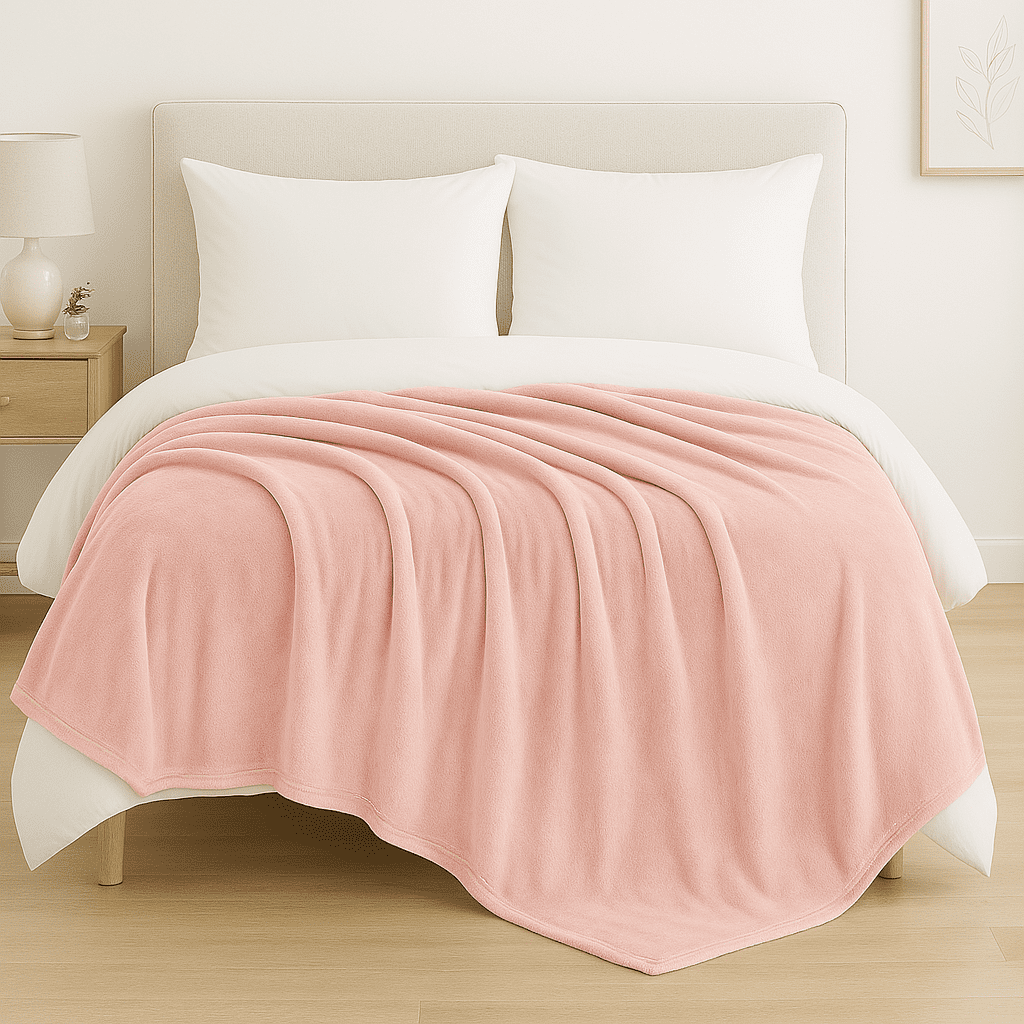 Genérico - Frazada Sherpa Invierno Manta Polar Lisa 2 Plazas 200x230