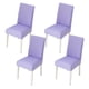 thumbnail image 1 of Juego de 4 fundas para sillas de comedor, elásticas, de color liso, extraíbles, para hotel y ceremonias., 1 of 5
