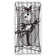 thumbnail image 1 of Cortina de ducha de Jack Skellington de Pesadilla antes de Navidad, juego de cortina de baño con ganchos, tamaño 36 x 72 pulgadas, 1 of 3