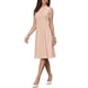 thumbnail image 4 of INSPIRE CHIC Vestidos de trabajo para mujeres 2025 Cuello simulado sin mangas Vestido midi en línea S Beige, 4 of 6