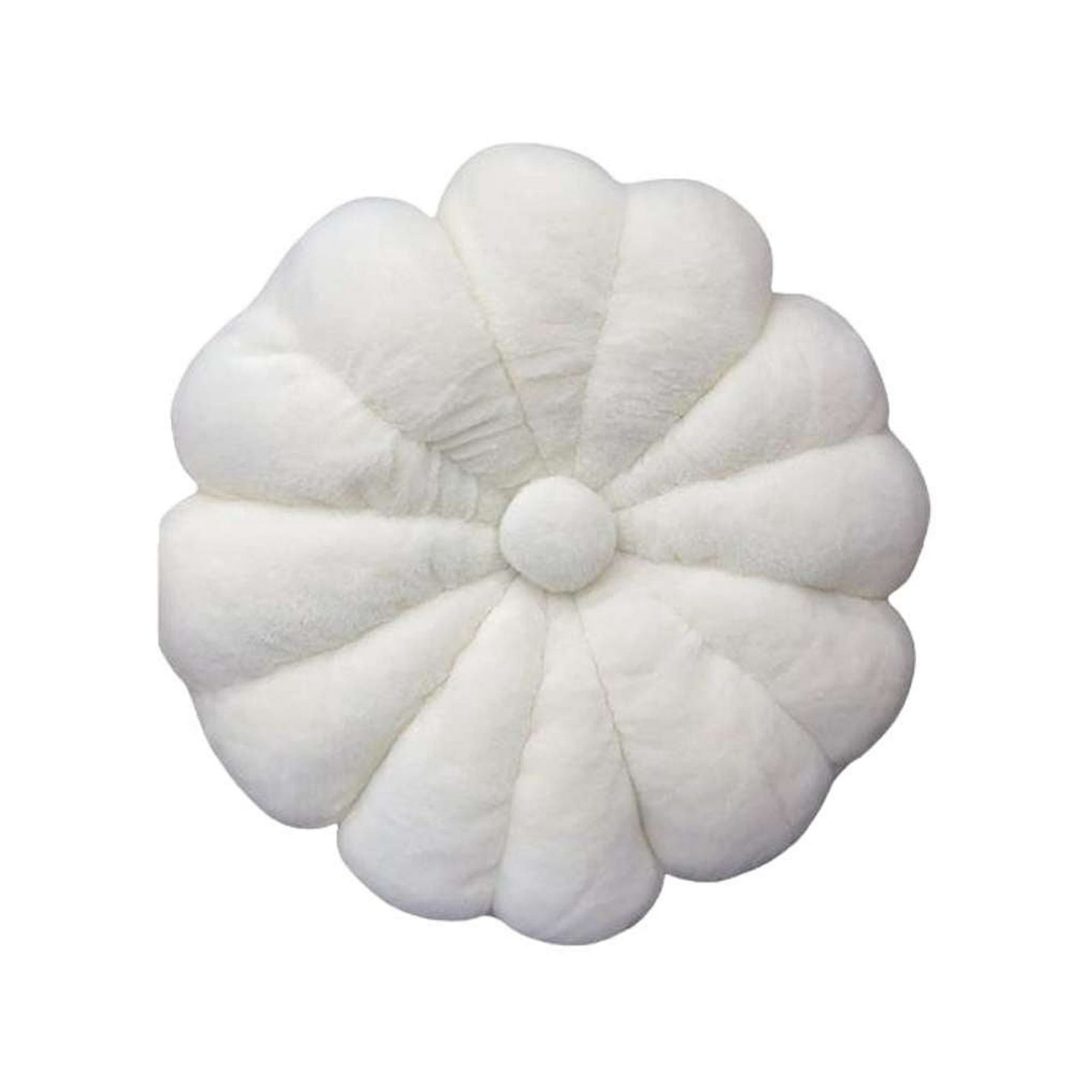 Genérico - Flor Cojin Blanco 50 Cm