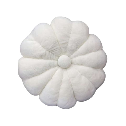 Genérico - Flor Cojin Blanco 50 Cm