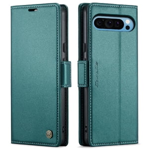 Caseme Tipo Cartera Google Pixel 9 Pro Xl Con Cierre Magnético, Rfid, Tarjetero, Soporte, Carga Inalámbrica