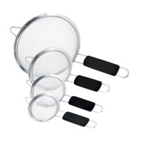 Magideal - De Fugas Para Harina, Colador Reutilizable Y Resistente, Herramienta Para Hornear, Colador De Alimentos Para Pasta, Preparación De Alimentos, Co 4 Piezas