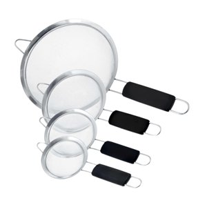 Magideal - De Fugas Para Harina, Colador Reutilizable Y Resistente, Herramienta Para Hornear, Colador De Alimentos Para Pasta, Preparación De Alimentos, Co 4 Piezas