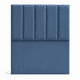 thumbnail image 2 of Respaldo de cama 1.5 plaza tubular felpa azul jeans, 2 of 2