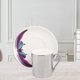 thumbnail image 5 of Taza Café con Plato Reflejo Morado 2 Piezas, 5 of 5