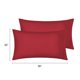 thumbnail image 5 of REGALWOVEN Fundas de Almohada de Poliéster Juego de 2 para Cabello y Piel, Fundas de Almohada Refrescantes Rojo Vino King, 5 of 7