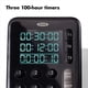 thumbnail image 2 of Temporizador de cocina digital triple OXO Good Grips negro, 2 of 6