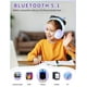 thumbnail image 2 of Auriculares Bluetooth Para Niños Para Colocar Sobre Las Orejas Con Micrófono 10h Color Morado, 2 of 3