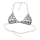 thumbnail image 1 of Mujer Body Chain Sin Mangas Lencería Elegante Para Festival Ropa De Calle Playa Plata., 1 of 3