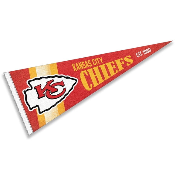 Banderín WinCraft de los Kansas City Chiefs, vintage, retro