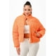 thumbnail image 1 of Chaqueta Acolchada CC Clothing Pana Naranja, 1 of 5