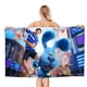thumbnail image 1 of Pistas de Blue Toalla de playa de secado rápido con diseño temático, regalo para mujeres y niñas, ideal para cumpleaños, fans, amantes de la música, uso en la playa o al aire libre, 78 × 150 cm, 1 of 6