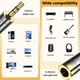 thumbnail image 2 of Adaptador de auriculares MOSWAG de 3,5 mm a 6,35 mm estéreo, 2 of 6