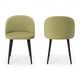 thumbnail image 2 of Pack de 2 Sillas Velvet Respaldo Liso Base Negro, 2 of 2