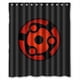 thumbnail image 1 of Cortina de ducha Naruto Sharingan, juego de cortina de baño con ganchos, tamaño 60 x 72 pulgadas, 1 of 3