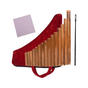 Magideal - Instrumento De Pipa De Pan Instrumento De Viento De Madera, Llave G, 15 Pipas Instrumento Musical Fácil De Aprender Para Aprender A Enseñar A Niños Y Mano Derecha