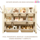 thumbnail image 3 of Organizador De Juguetes Niños Estante Infantil 67x38x66cm, 3 of 8