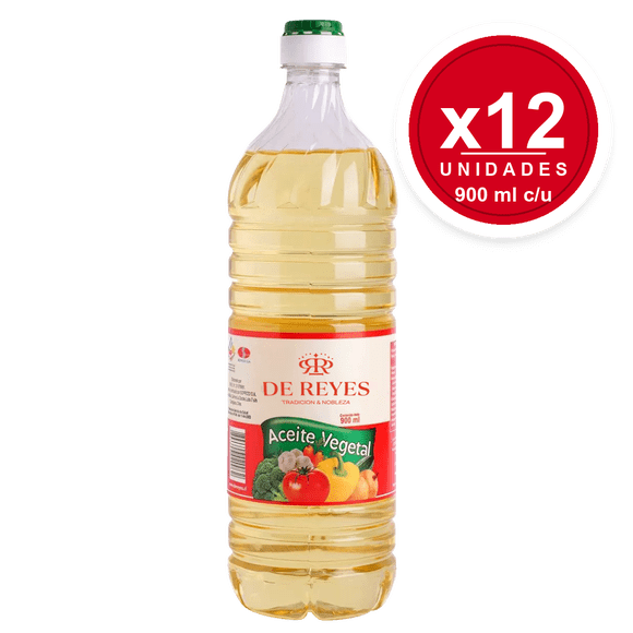 Aceite Vegetal De Reyes 12 x 900 ml