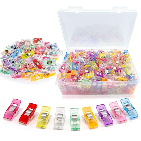 Clips de costura KOLUPA 200 unidades de colores surtidos