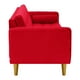 thumbnail image 5 of Sofa Retro 3c Felpa 01 Rojo, 5 of 6